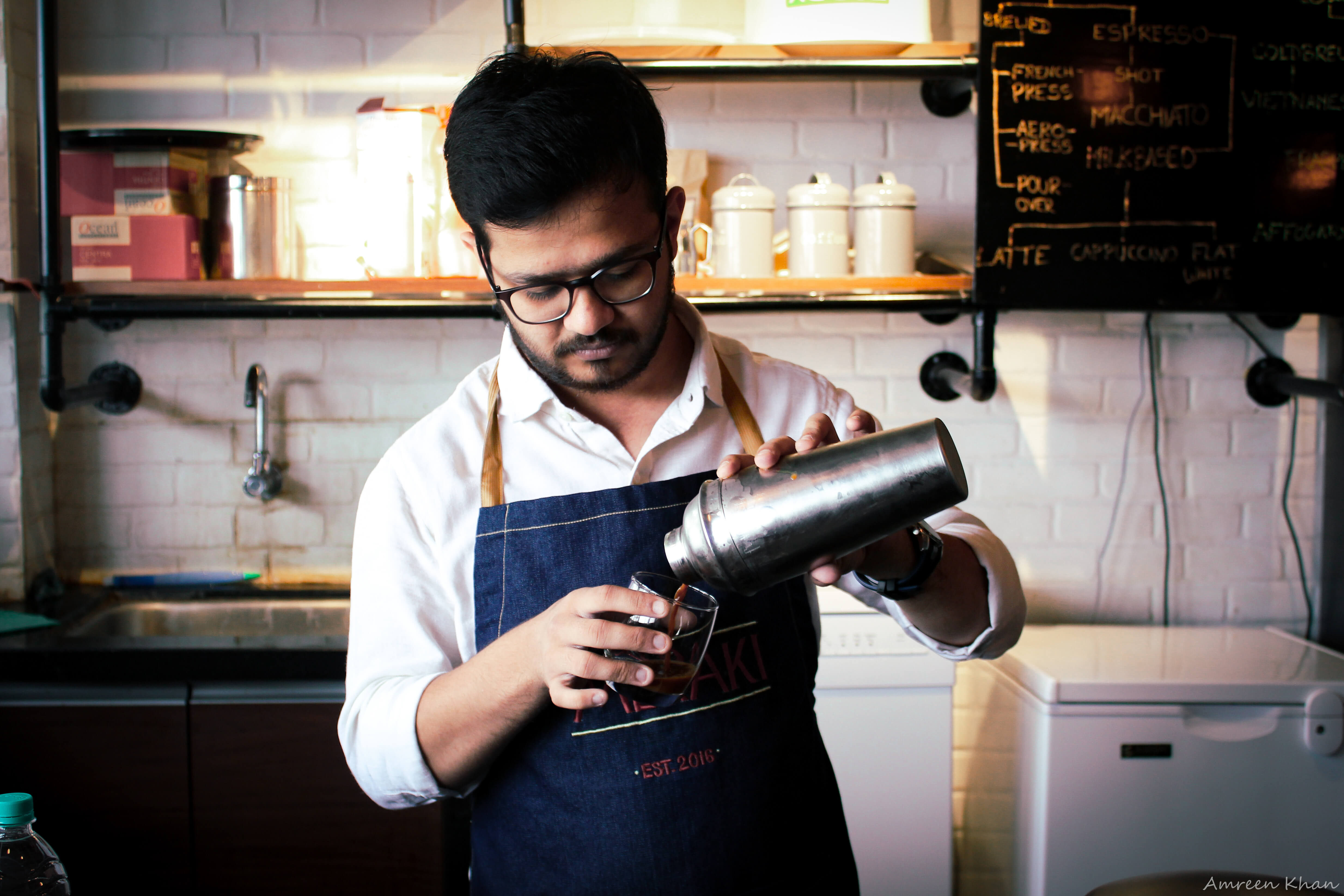 Brijesh Bachkaniwala owner of meraki coffe